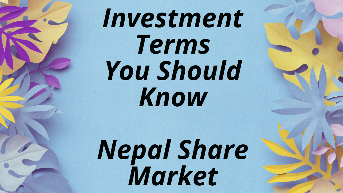 Share Market Terms In Nepal
